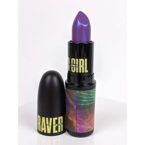 NIP Mac Raver Girl Rave Chic Purple Frost Lipstick